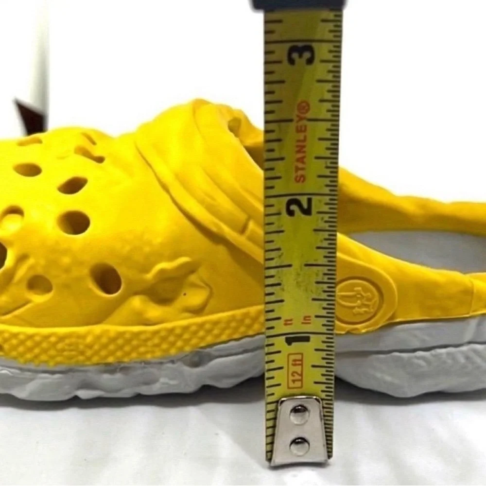Natural Rubber Dog Chew Toy Slipper‎ | Yellow Treat Dispenser | 5x2 in